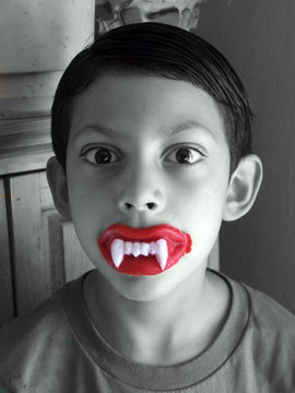 boy with scary teeth
