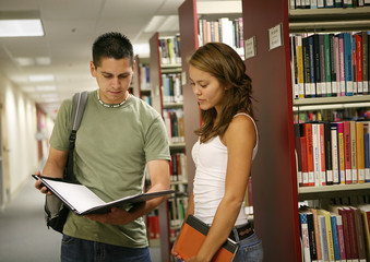 friends in the library