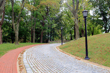 cobble stone path