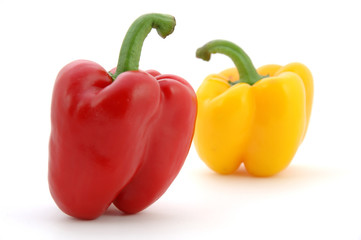 red and yellow pepper