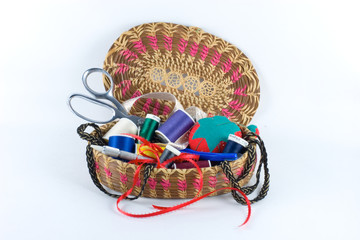 sewing basket filled alpha
