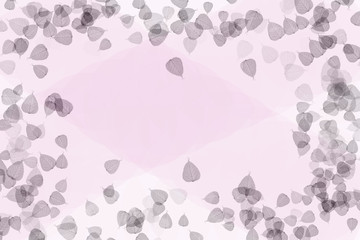 frame with foliage background