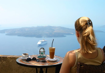 coffee by the sea