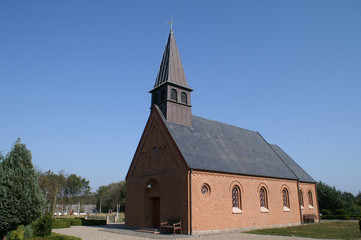 Fototapeta na wymiar dänische kirche