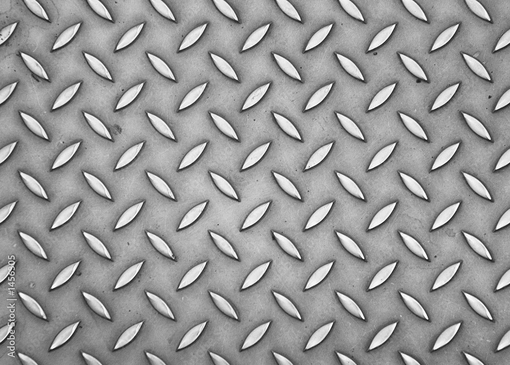 Wall mural abstract metal pattern