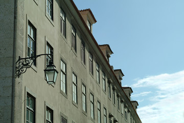 old building and sky