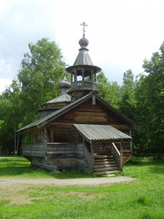 wooden church, vitoslavitsy