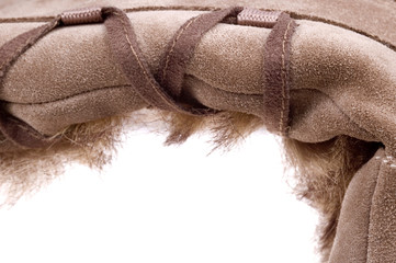 detail of women's shoe