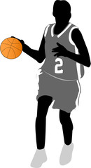 Fototapeta premium basketball illustration