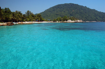 tropical blue sea