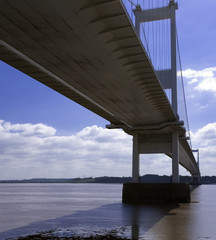 severn road bridge severn estuary gloucestershire
