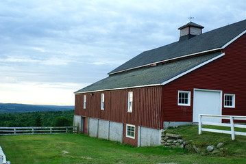 the barn