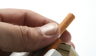 smoking of cigarettes