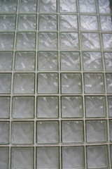 glass cube wall