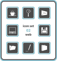vector icon set 02: web