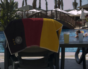 Naklejka premium deutsche im urlaub