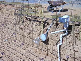 pool under construction