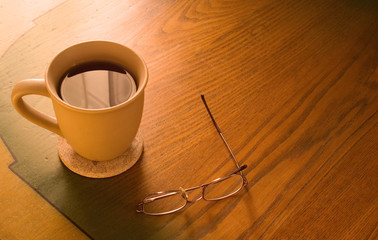 coffee and glasses