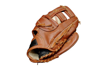 baseball glove with ball - 1479518