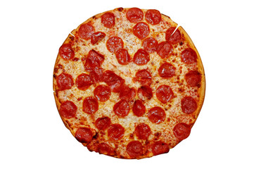 whole pepperoni pizza - 1479576