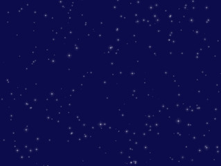 Obraz premium wir, gwiazdy i przestrzeń