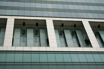 modern architecture detail air vent