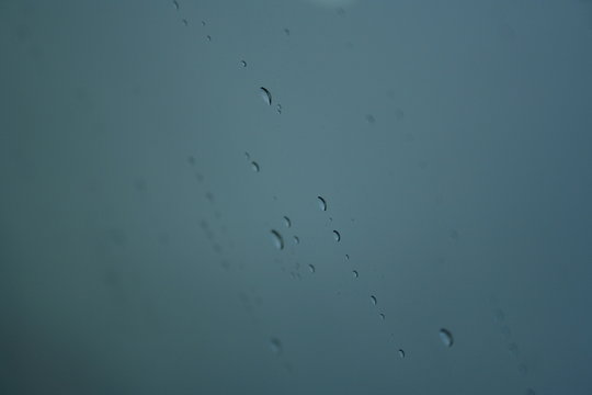 water drops on cars window