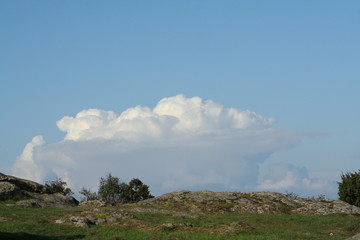 cloud on hill