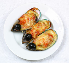 oysters with olives