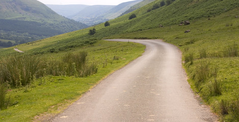 gospel pass the black mountains, powys, mid wales