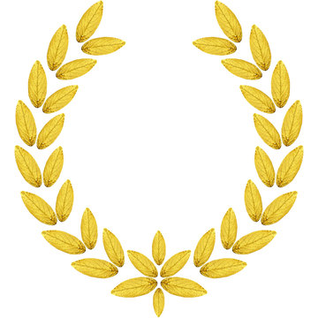 lorbeerkranz gold