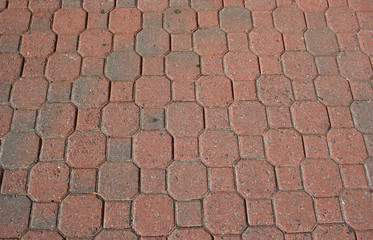 octangonal and square brick background
