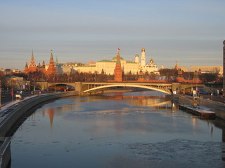 Naklejka na ściany i meble Kreml słońca