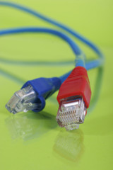 cat5 network cable 4 blue and red wire