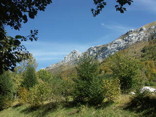 dans le massif des bauges