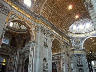 saint peter's basilica - obrazy, fototapety, plakaty