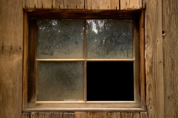 rustic window