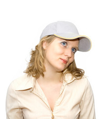 girl in a cap