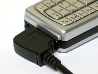 mobile cell phone transfering data