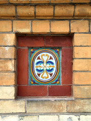 ceramic folk decoration in russia