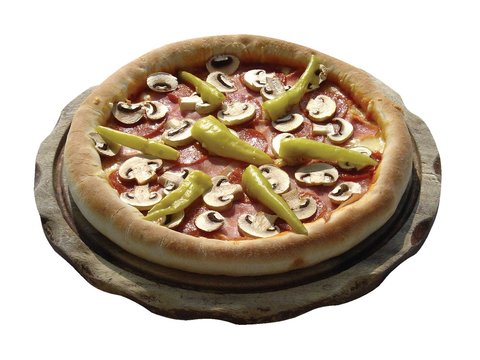 scharfe pizza