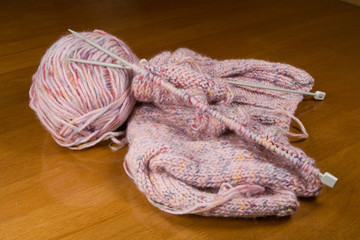 Fototapeta na wymiar knitting
