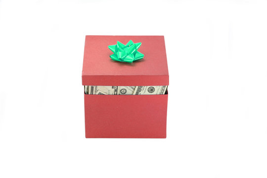 a box of money