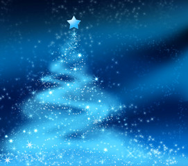 abstract christmas tree