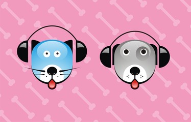 Fototapeta premium music pets