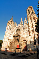 Naklejka premium france, rouen: cathedral of rouen