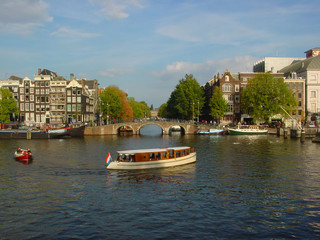 Fototapeta na wymiar Rzeka Amstel
