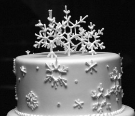 snowflake cake