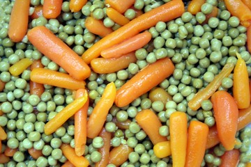 carrot and green peas