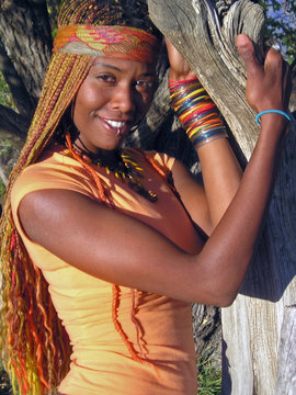 african american hippie girl